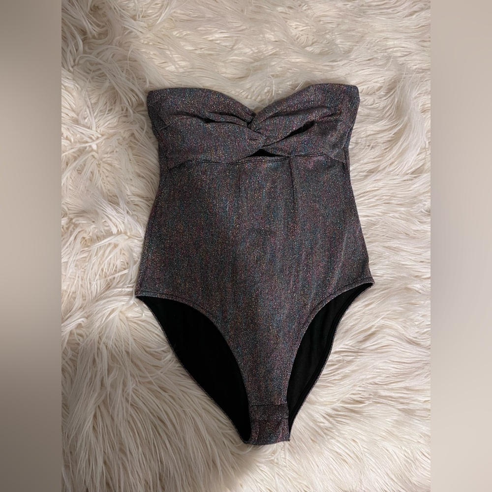 TopShop sparkle glitter bodysuit